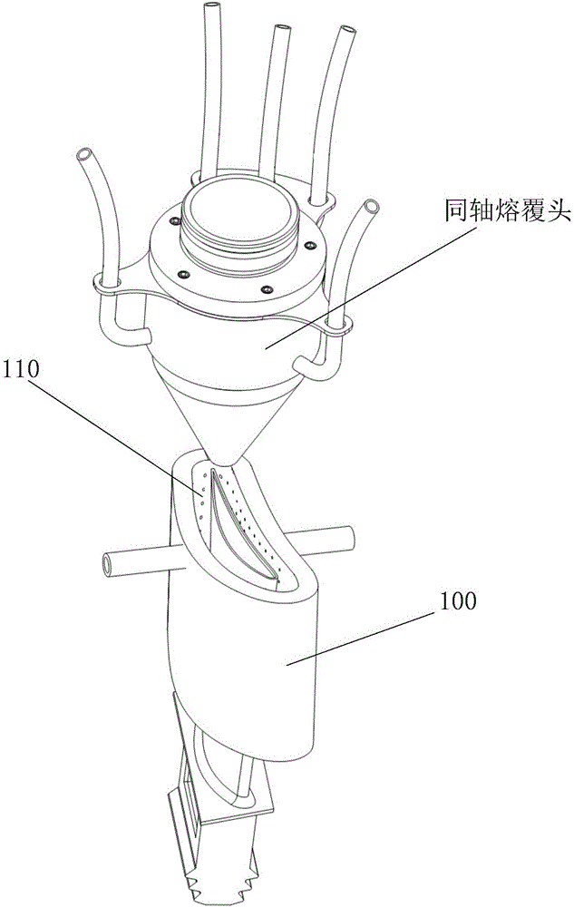 Active cooling device and method for laser repairing of single crystal turbine blade