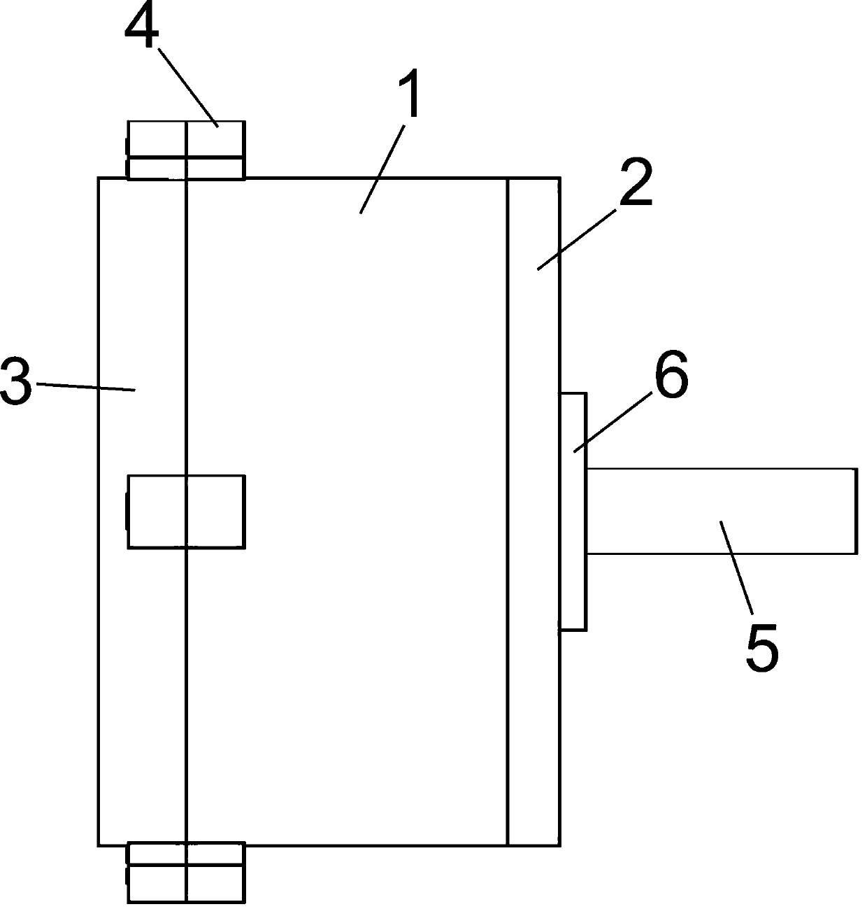 High-efficiency energy-saving plastic sealing motor and mounting method thereof