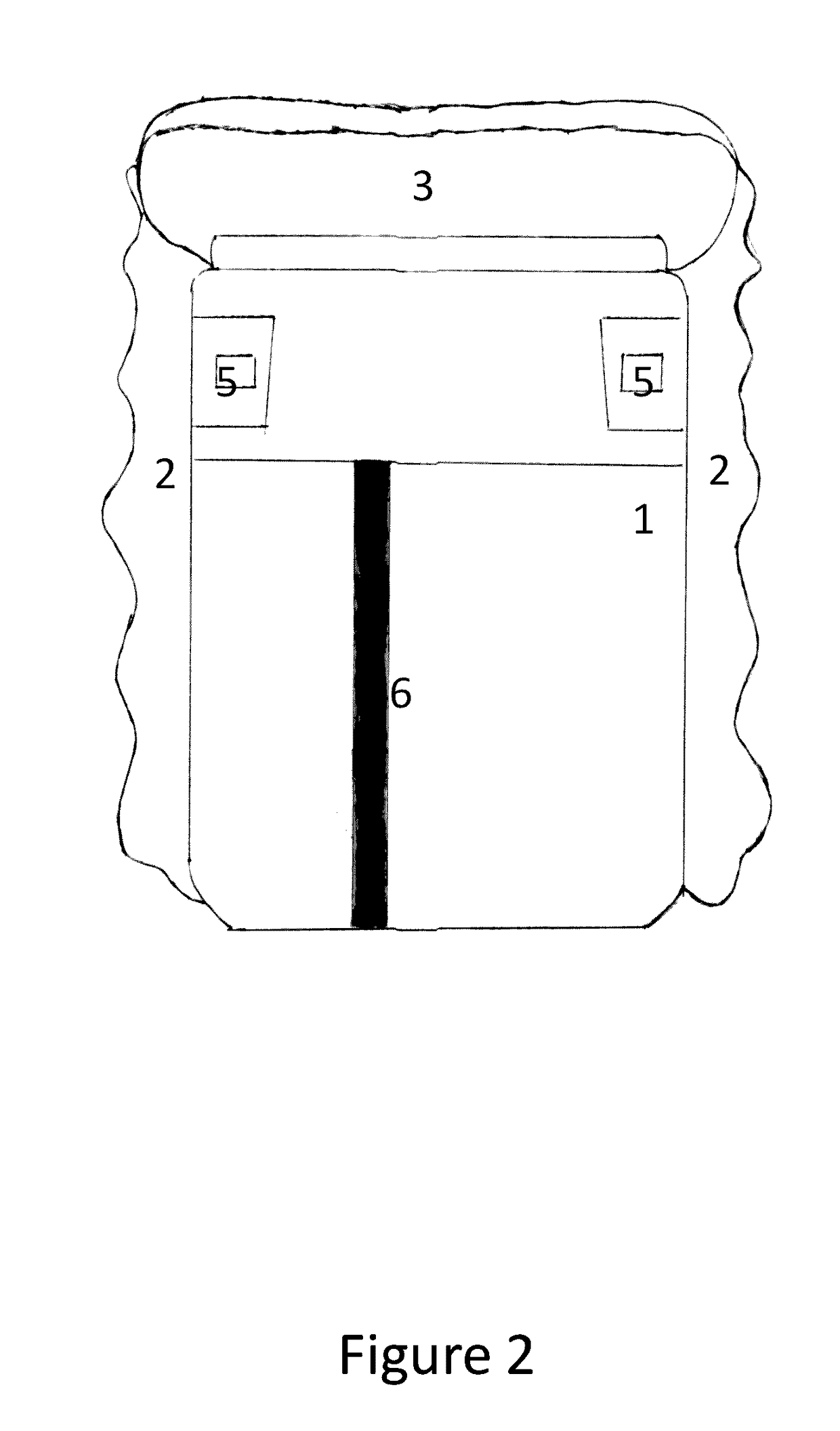 Absorbent item having indicators for the differential detection of urine and faeces