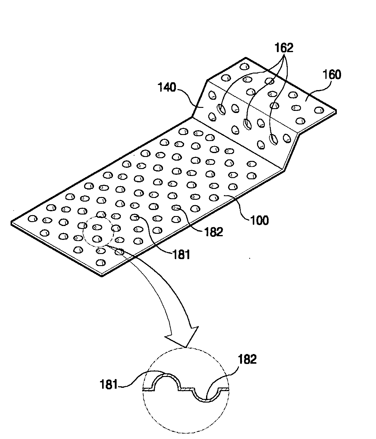 Vacuum tray for vacuum packing