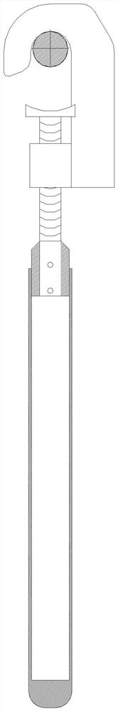 Universal push-pull micro-torsion type grounding wire device