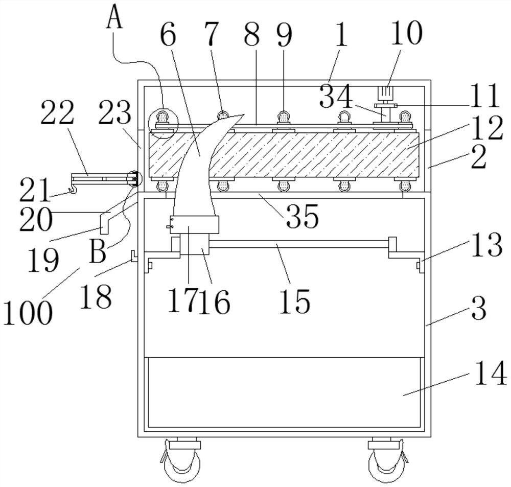 Convenient fishtail gutting machine