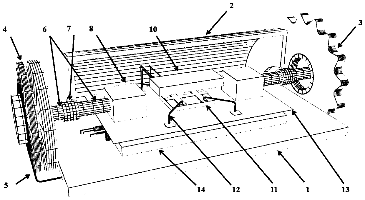 Spinning-effect microelectronics integrated test bed