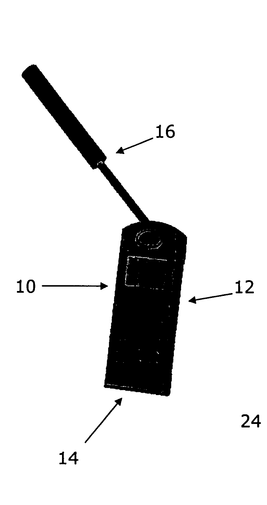 Portable handheld satellite phone conversion module