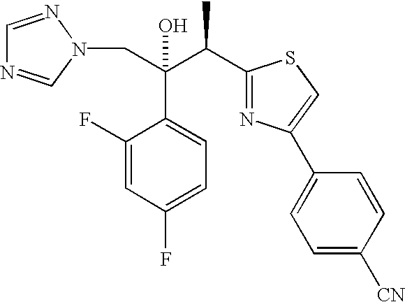 Process for water soluble azole compounds