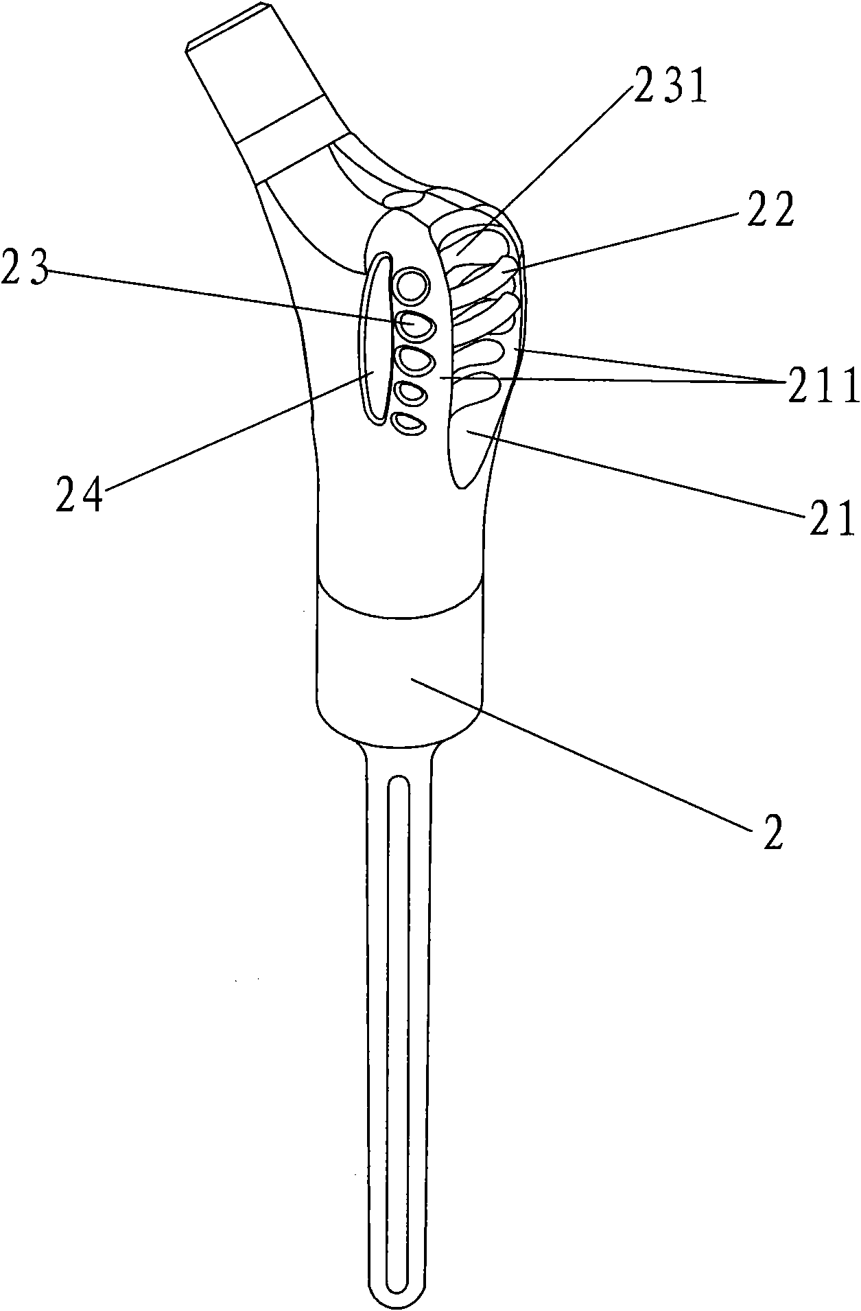 Femur upper segment hip-joint prosthesis