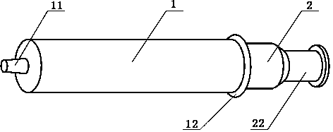 Preparation method for low-resistance injector