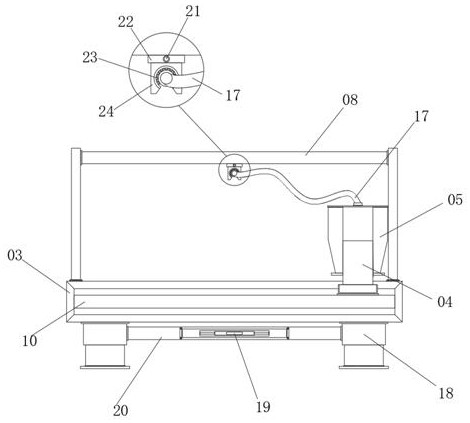 Stainless steel surface stud welding device