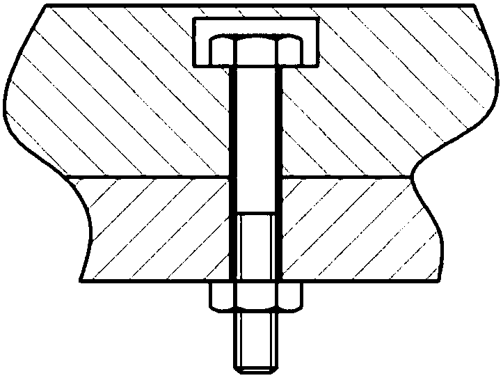 Test table used for studying friction vibration energy recycling efficiency