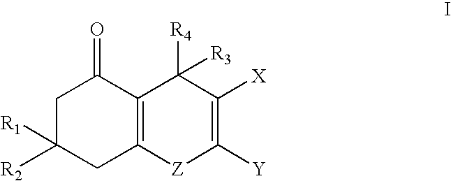 Substituted 5-oxo-5, 6, 7, 8-tetrahydro-4h-1-benzopyrans