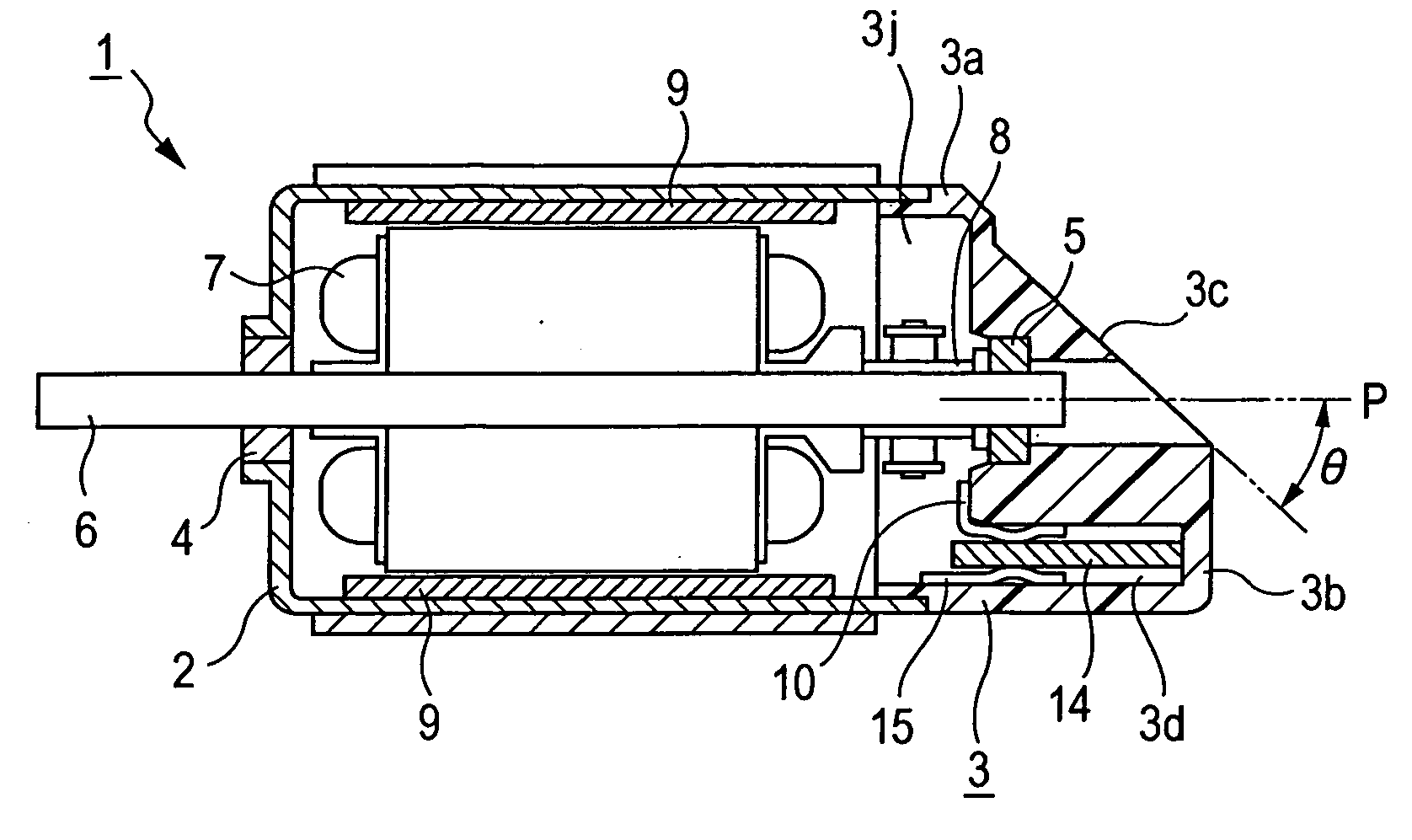 Motor, motor having encoder, and multi-direction input device