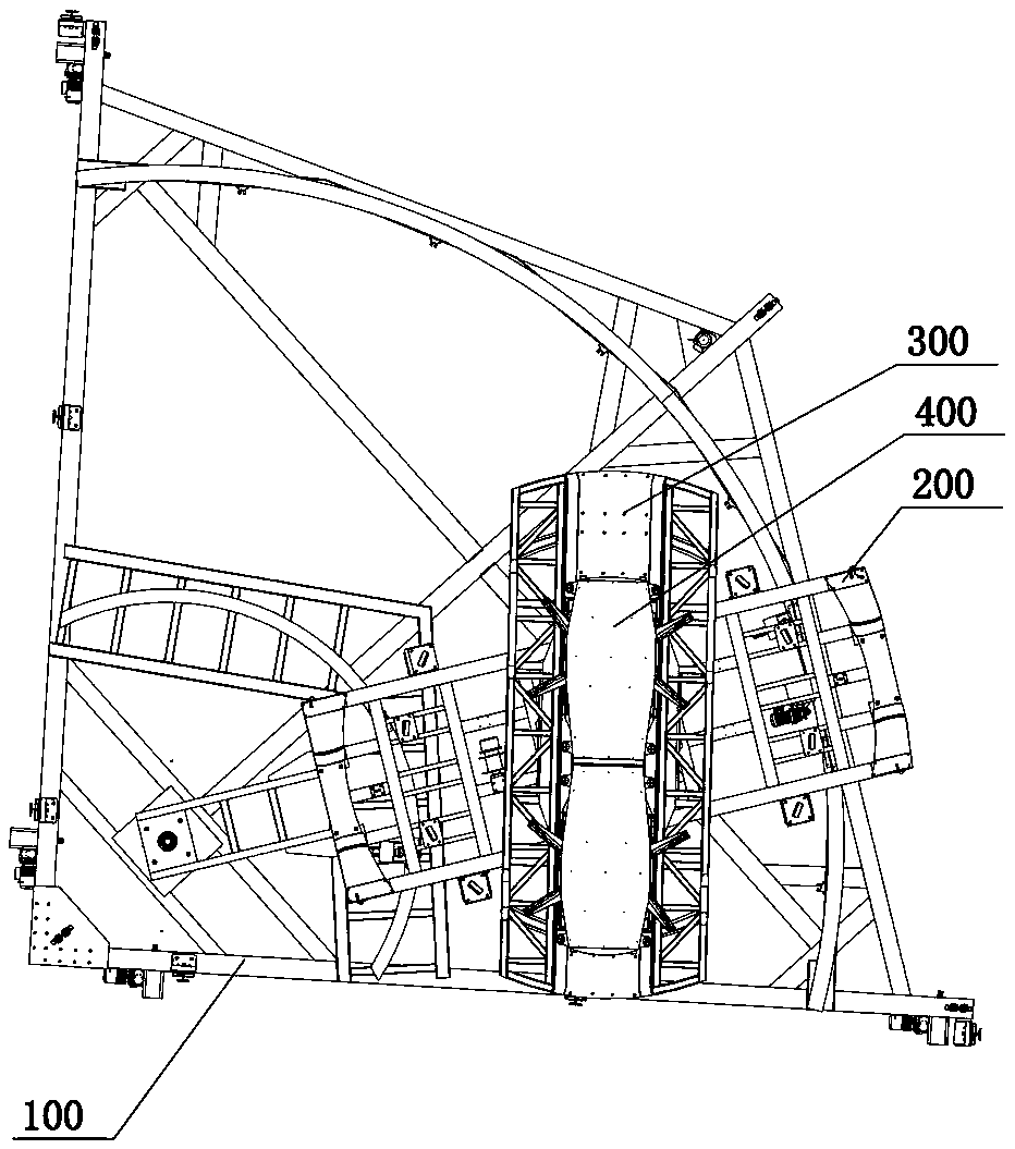 Sector lift car