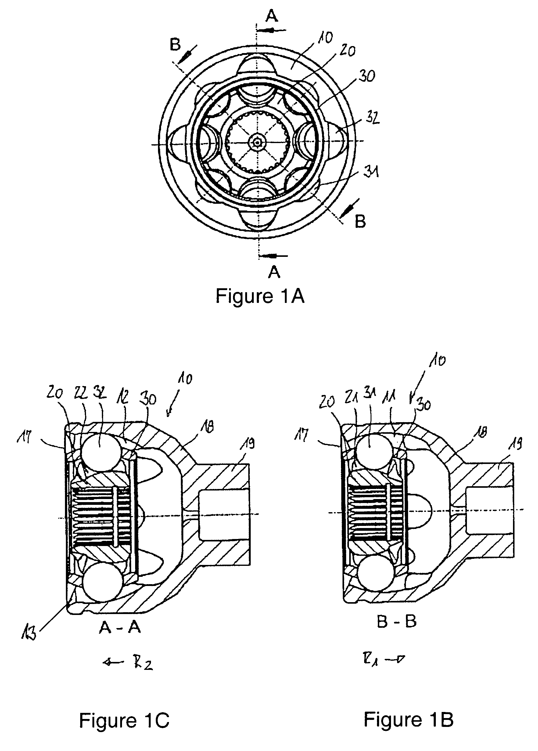 Counter track joint