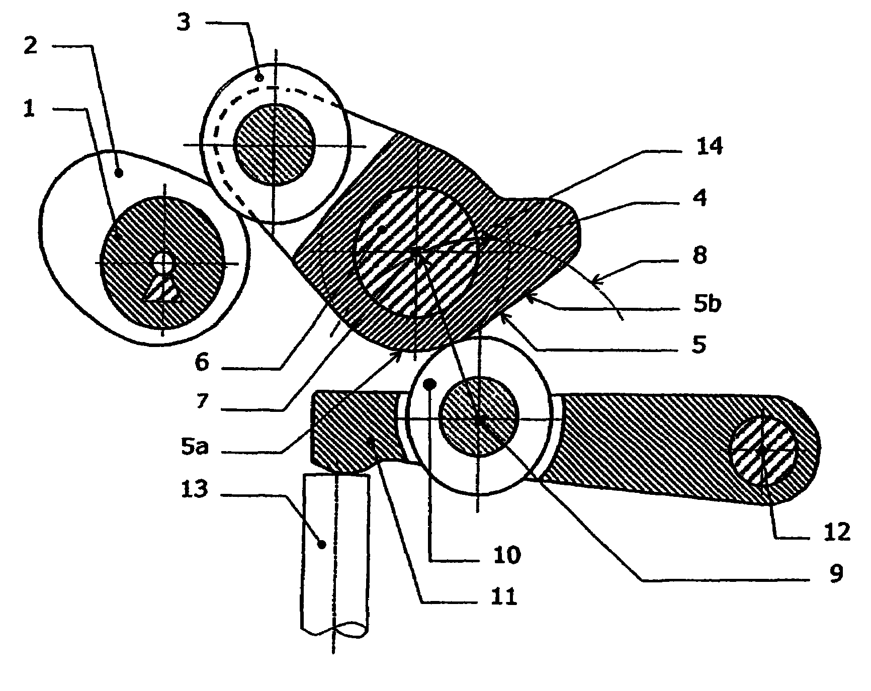 Device for the variable actuation of the gas exchange valves of internal combustion engines, and method for operating one such device