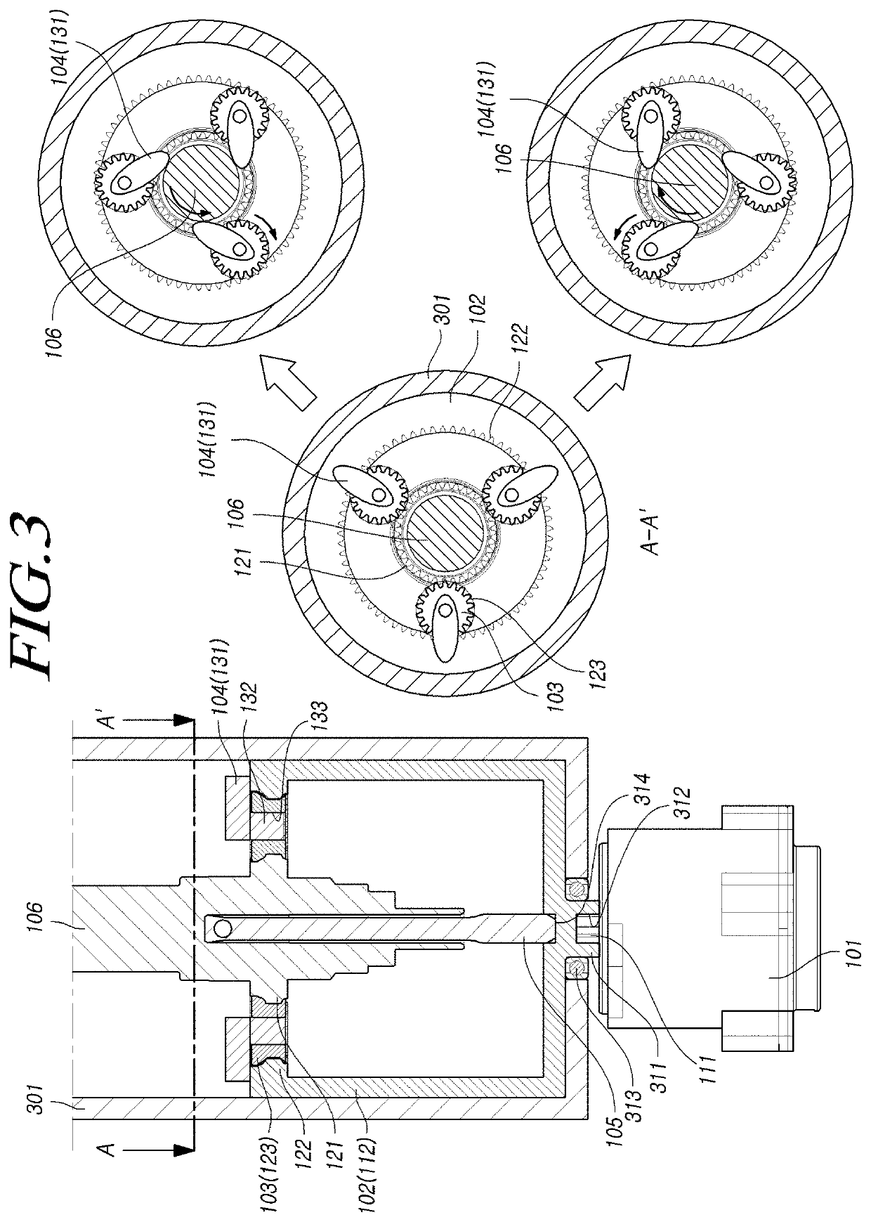 Steer-by-wire steering apparatus