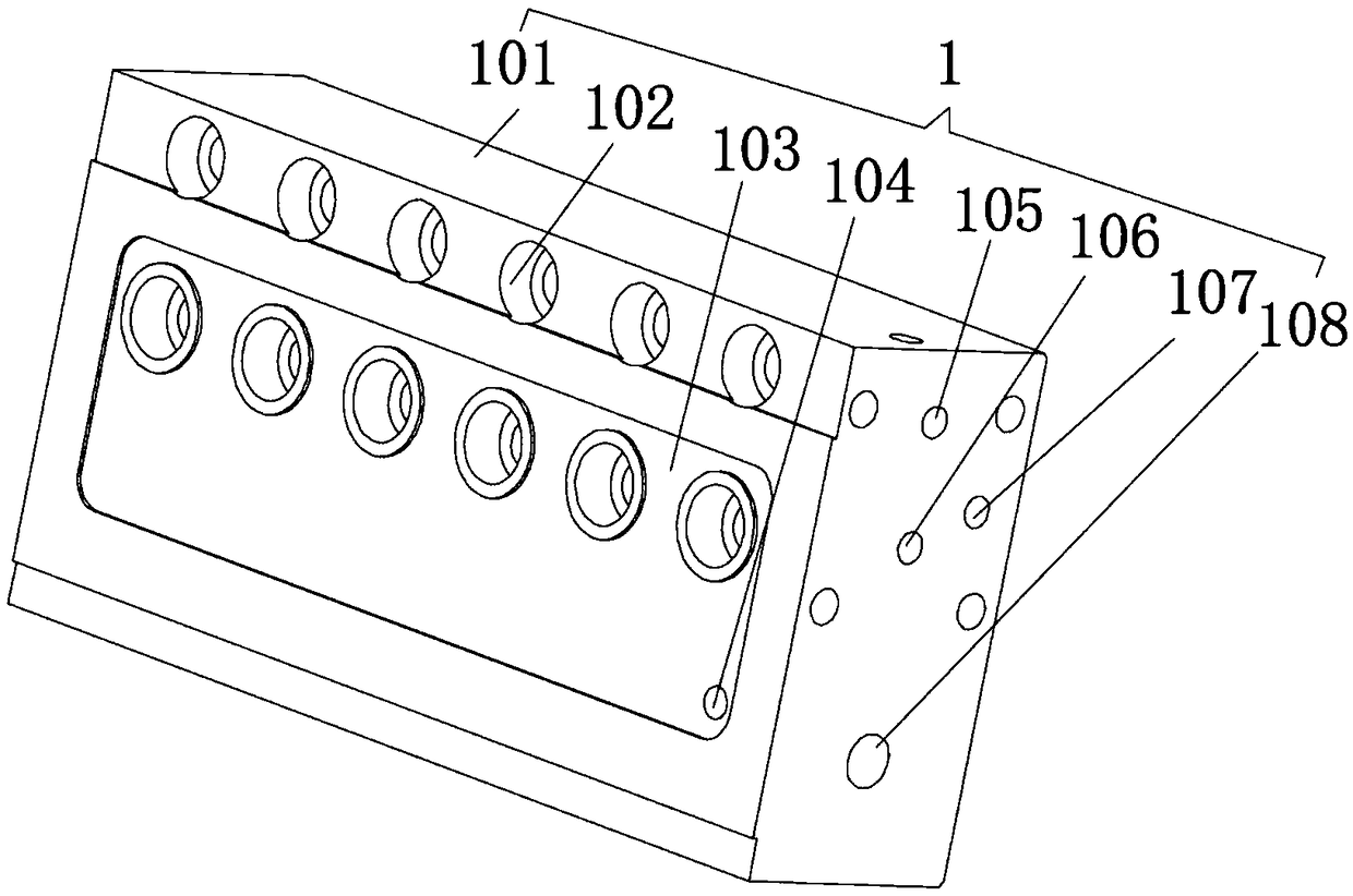 Hydrostatic guideway block integrating flow feedback device and pressure sensor