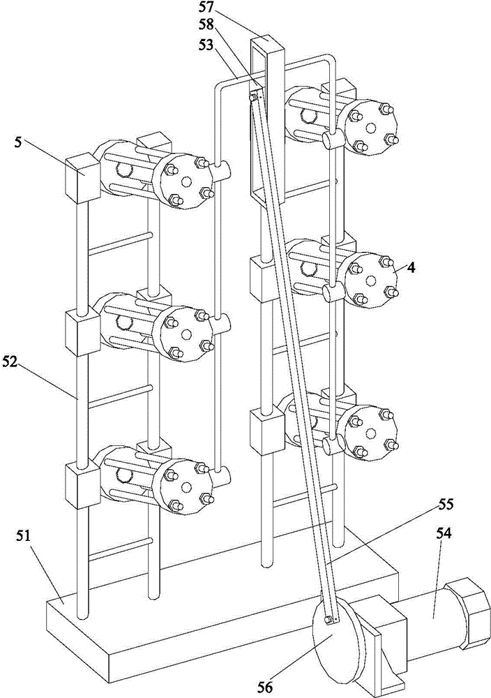 Swing reaction device for evaluating performance of hydrate inhibitors