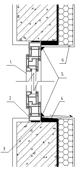 Anti-leakage joint processing method of first filling gap of outer window of building