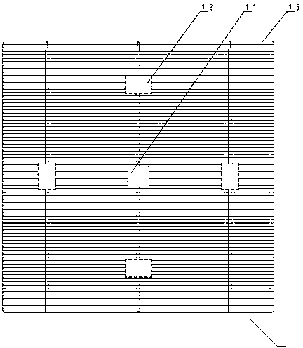 Method for testing sheet resistance in preparation process of selective transmission electrode battery