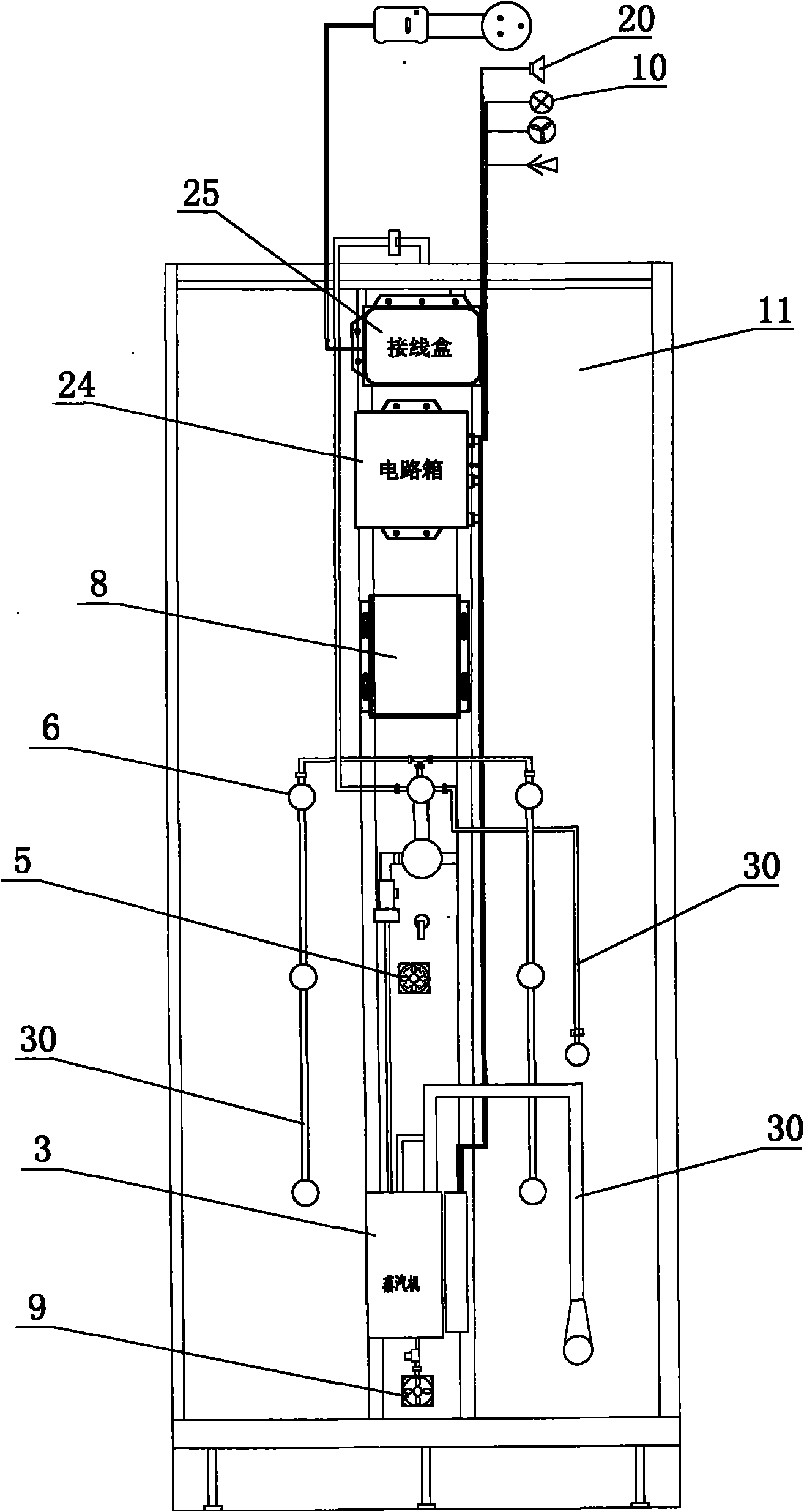 Multifunctional steam shower room