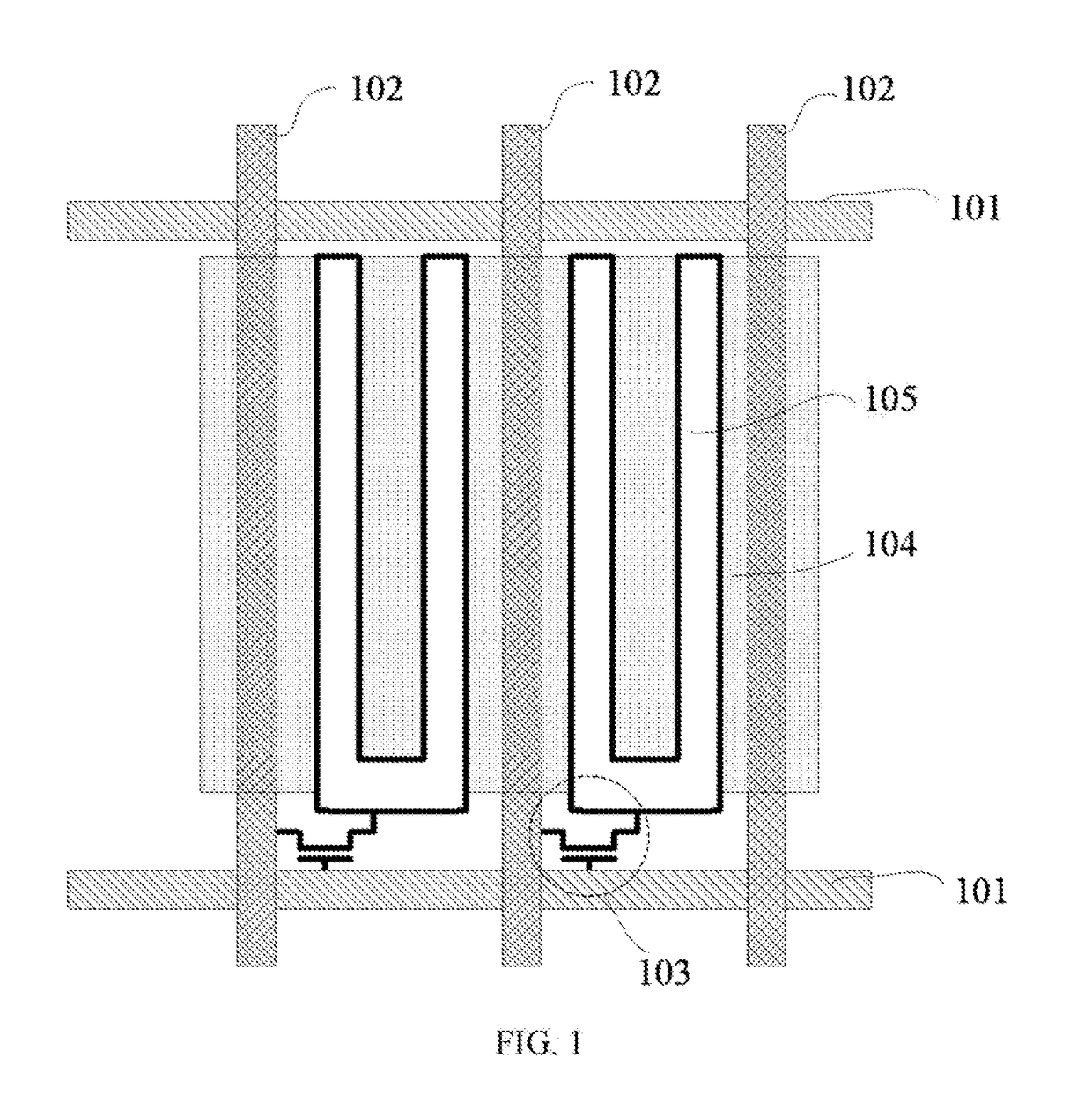 Pixel unit array and liquid crystal display device