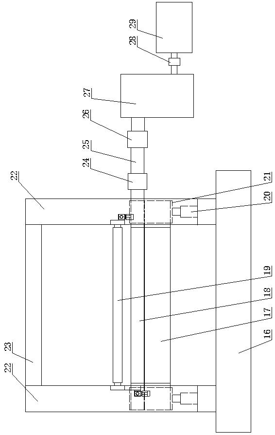 Horizontal four-roller part rolling mill