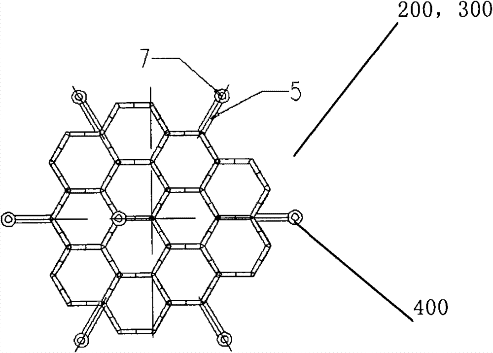 Catalyst stuffing and stuffing bed for seawater desulfurization process