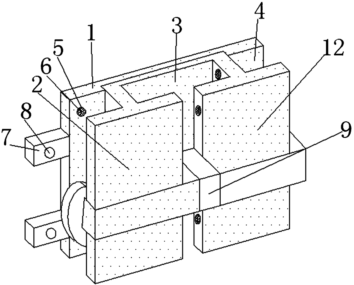 Noiseless corrosion-resistant elevator guide rail