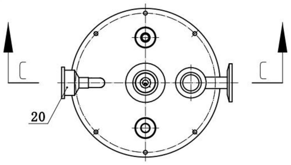 Device and method for separating krypton and xenon in rock sample