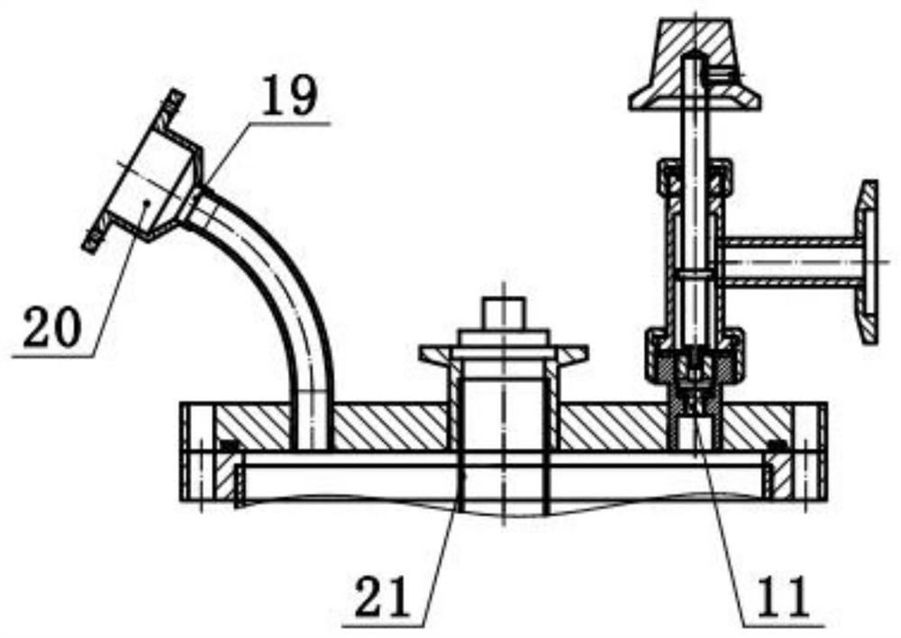 Device and method for separating krypton and xenon in rock sample