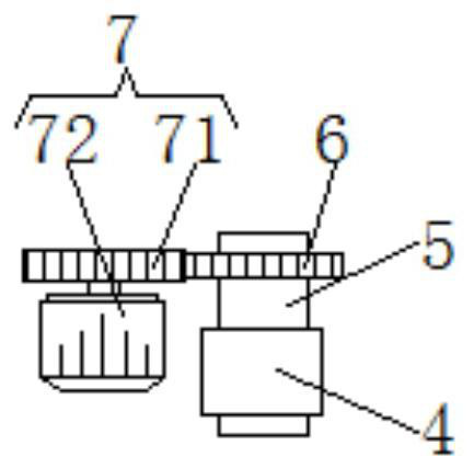 Rapid packaging device for waste automobile parts