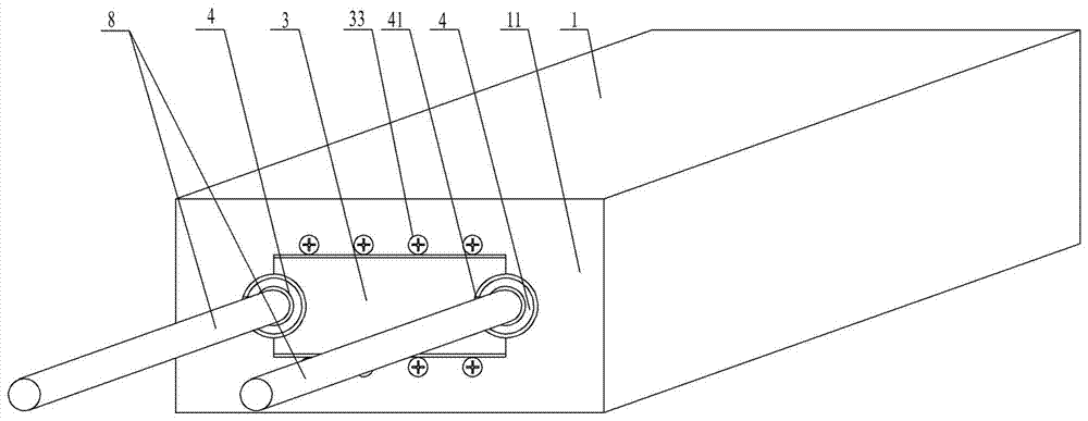 A construction method for digging out and connecting distribution boxes for optical cables and splitting optical cables without cutting