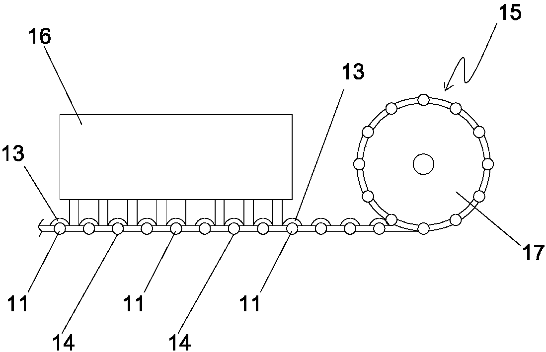 Method for producing grid gauze having opened holes