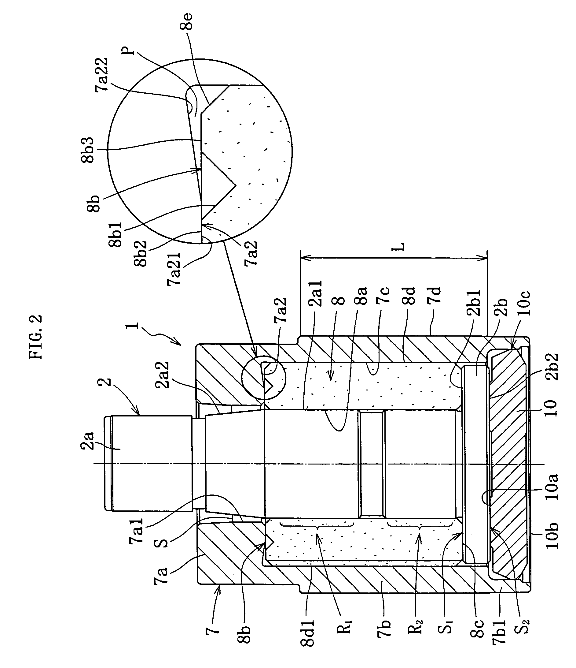 Dynamic bearing device, producing method thereof, and motor using the same