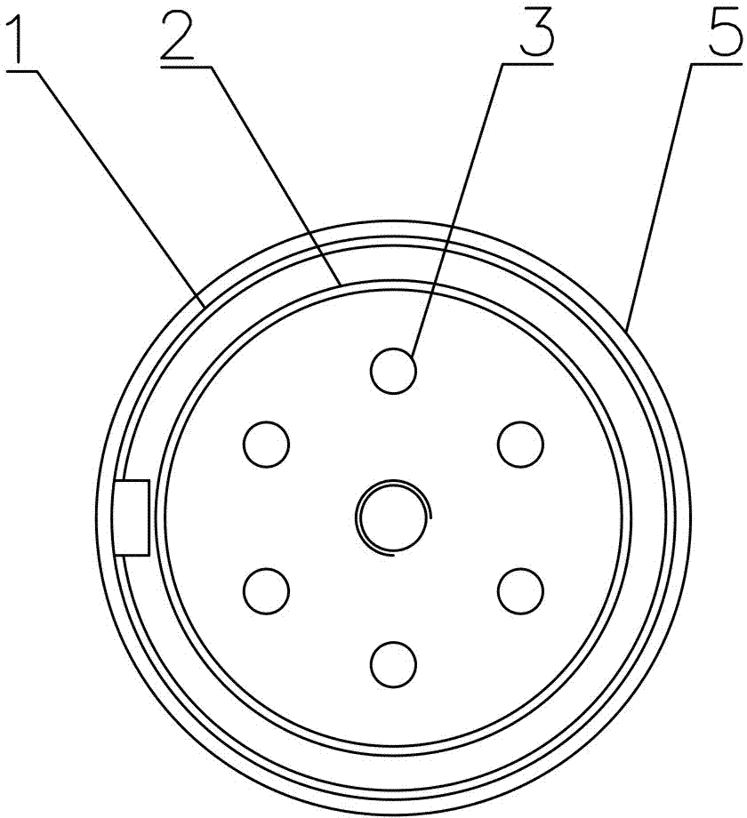 Electric connector with temperature-resistant voltage-bearing structure