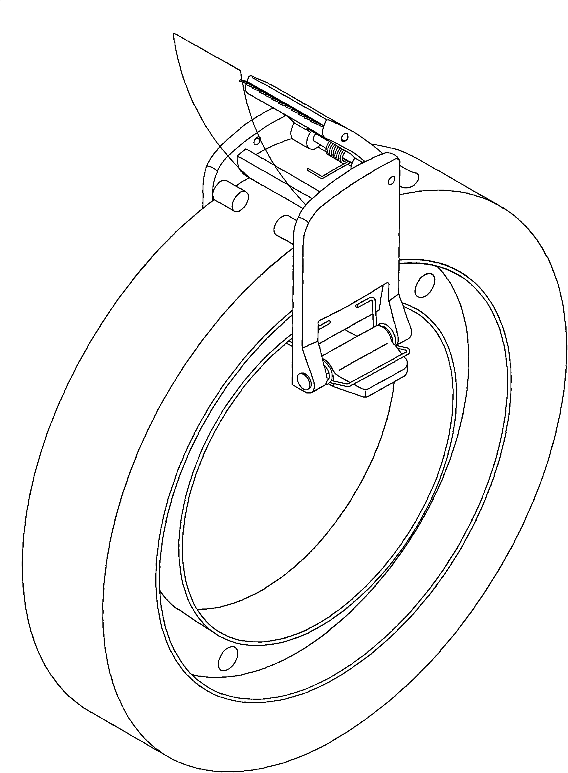 Portable tape cutter