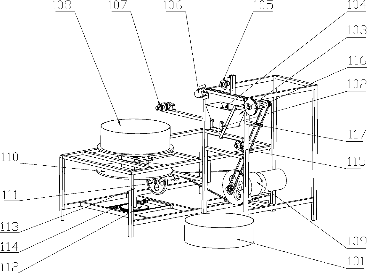 Royal noodle drawing and coiling machine