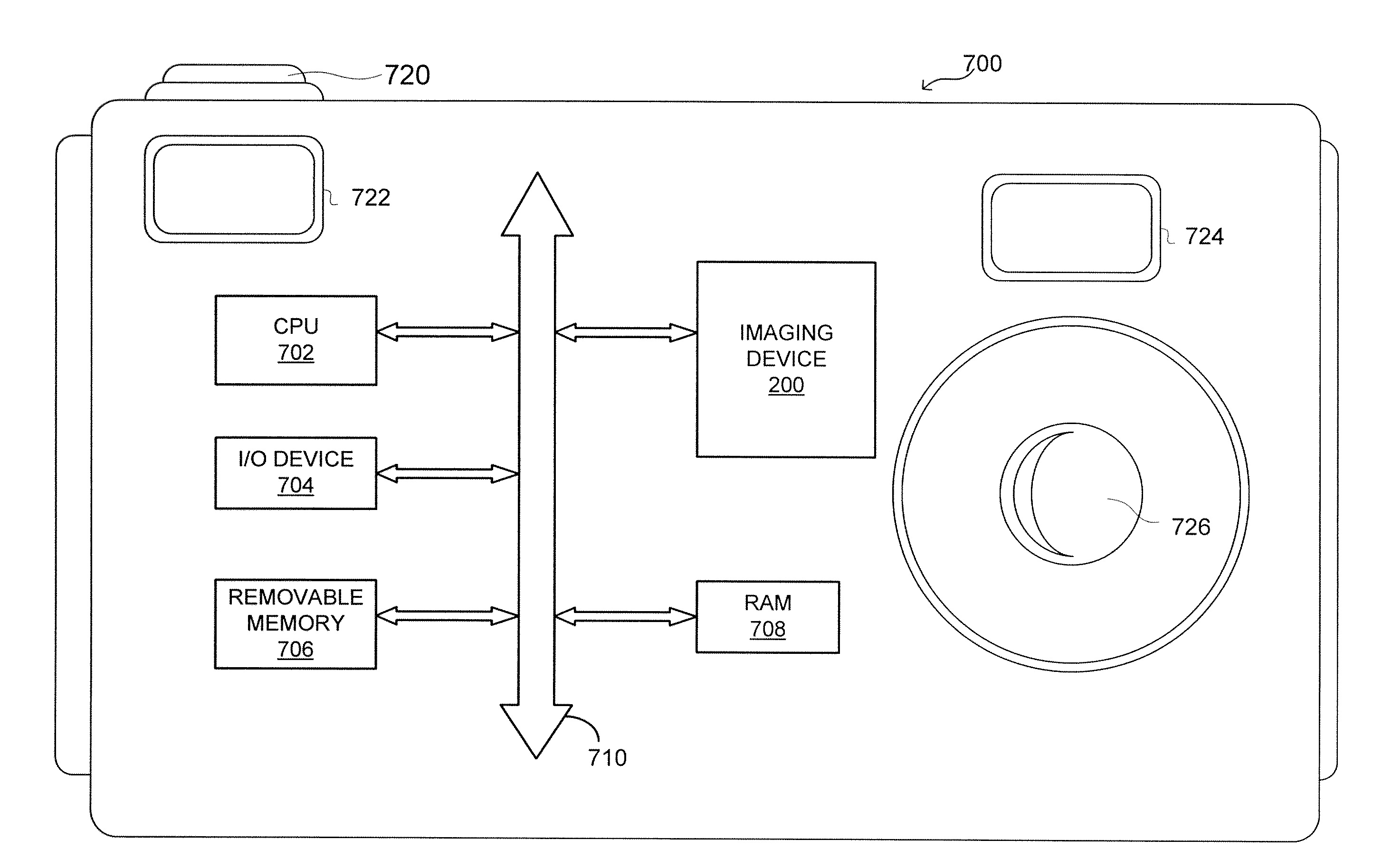 Images with high speed digital frame transfer and frame processing