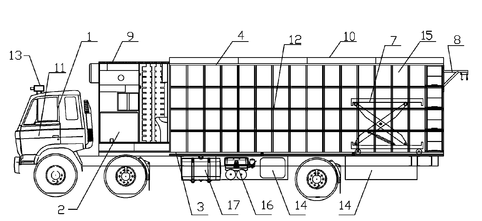 Modern mechanical movable beekeeping system