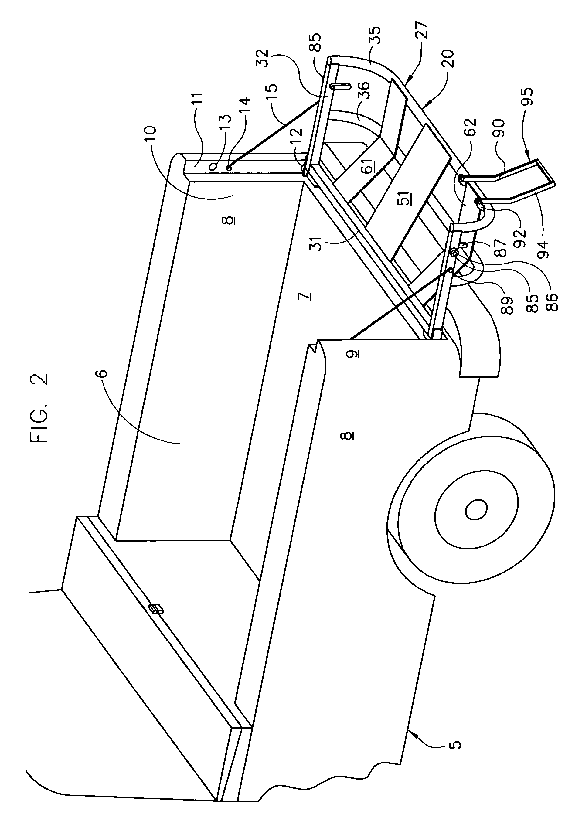 Tailgate and ramp for pickup truck