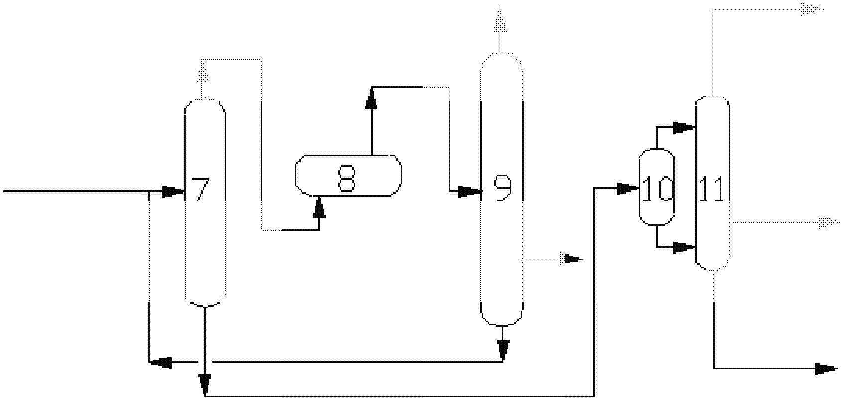 Separation system and separation method for piperylene and dicyclopentadiene