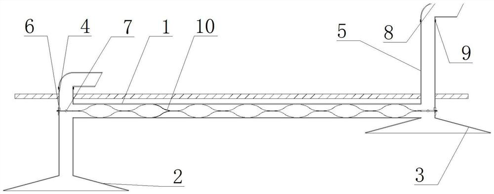 Efficient ventilation device for chicken farm