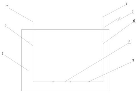 Phase change heat storage box structure