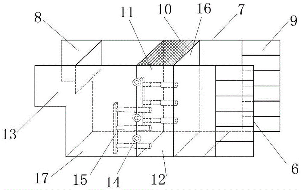 Supporting and retaining device for open excavation construction of comprehensive pipe gallery and construction method thereof