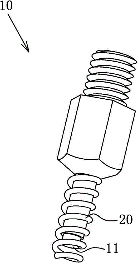 Buffer-type hot melting column