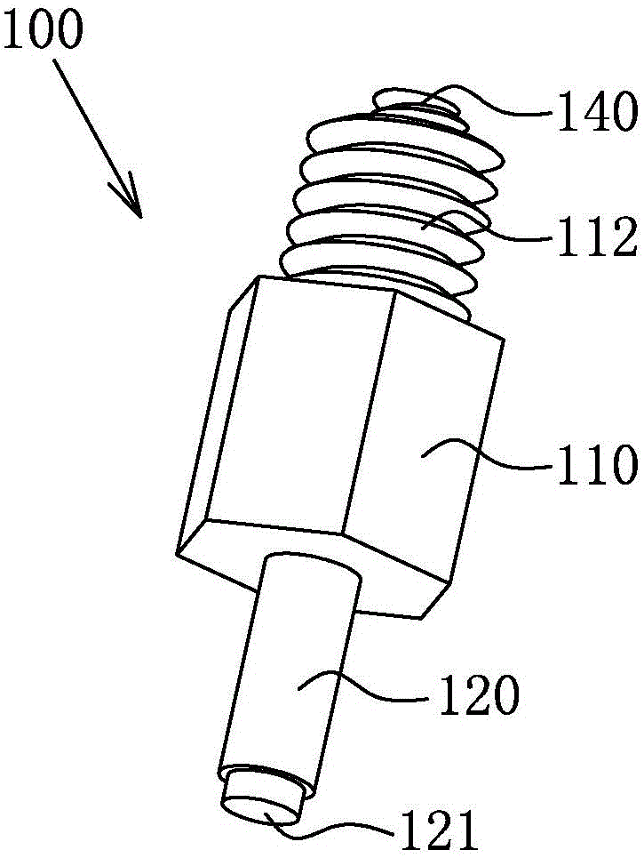 Buffer-type hot melting column