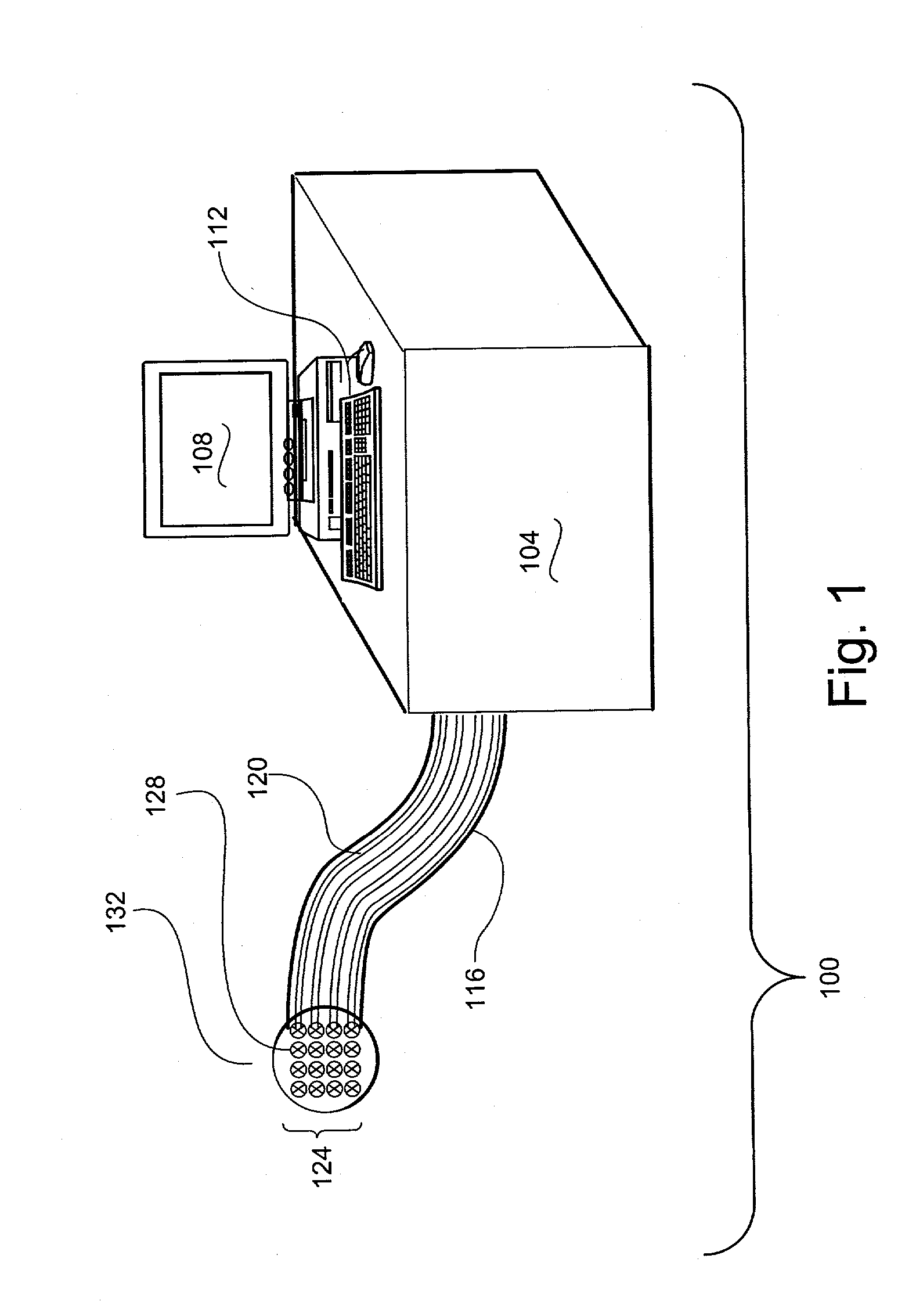 Two-dimensional ultrasonic array with asymmetric apertures