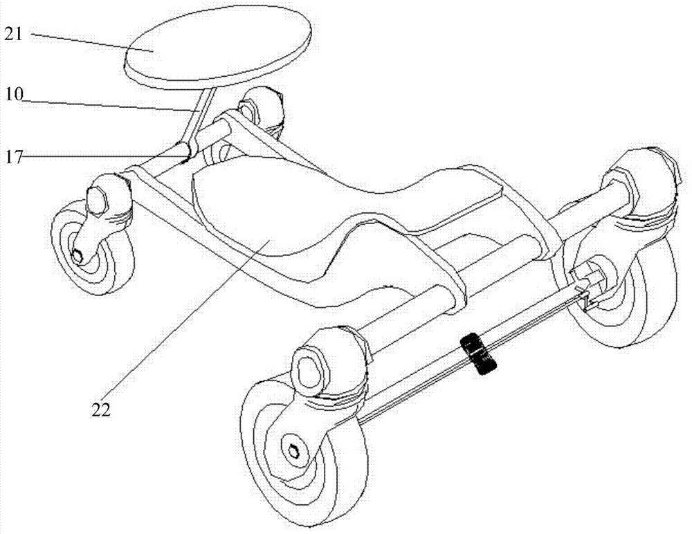 Multifunctional combined baby carriage