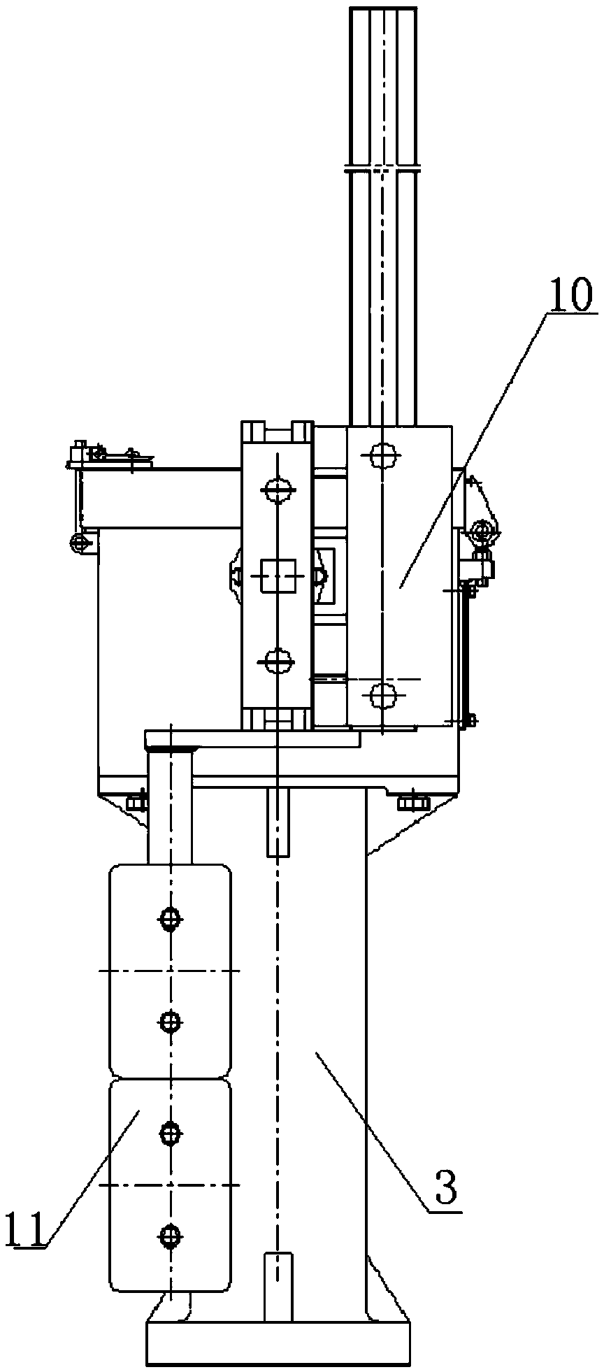 Railway and road level crossing special-purpose automatic roadway gate machine