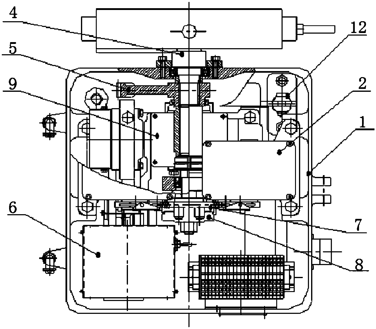 Railway and road level crossing special-purpose automatic roadway gate machine